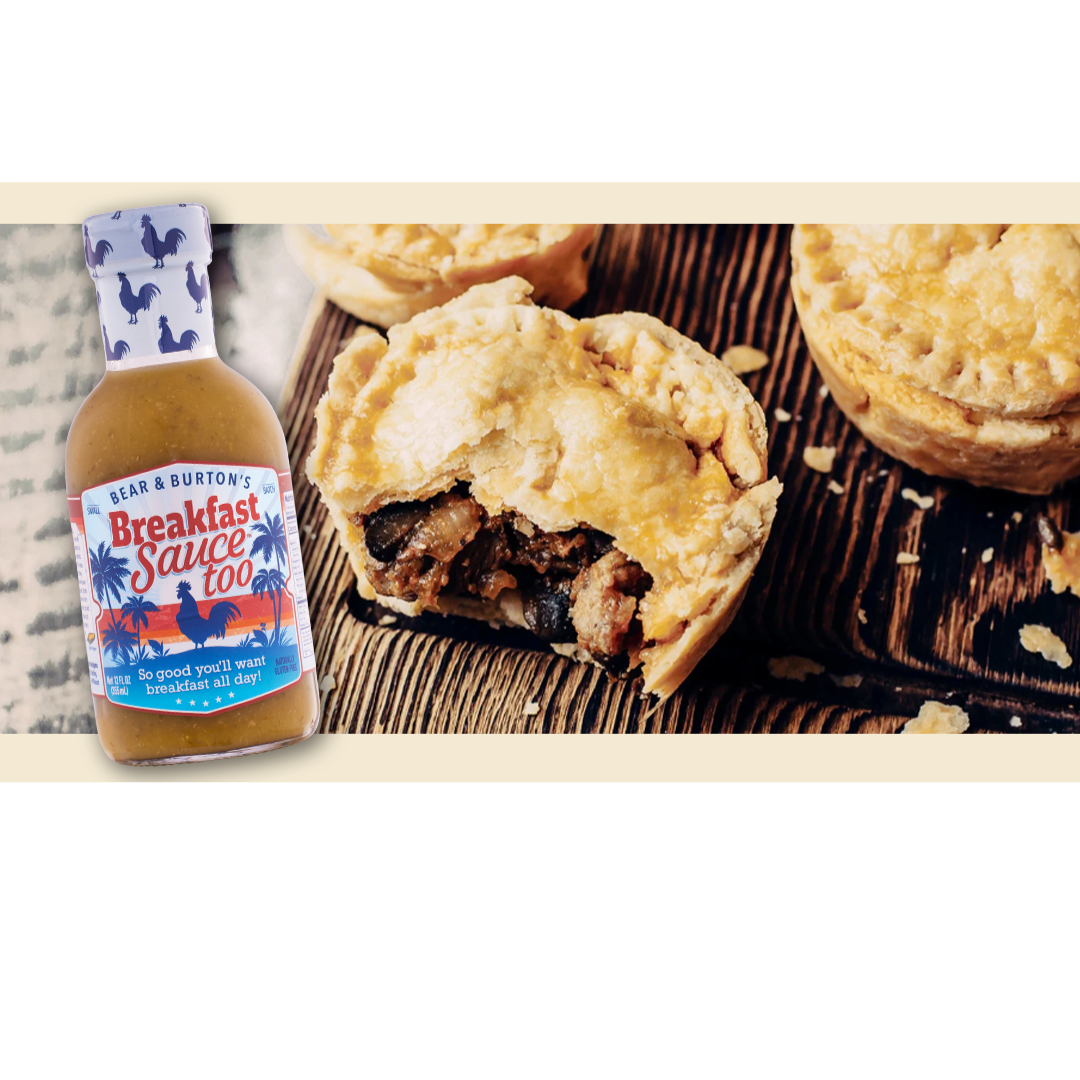 Bear & Burton's Breakfast Sauce Too Texas BBQ Pulled Pork Hand Pies