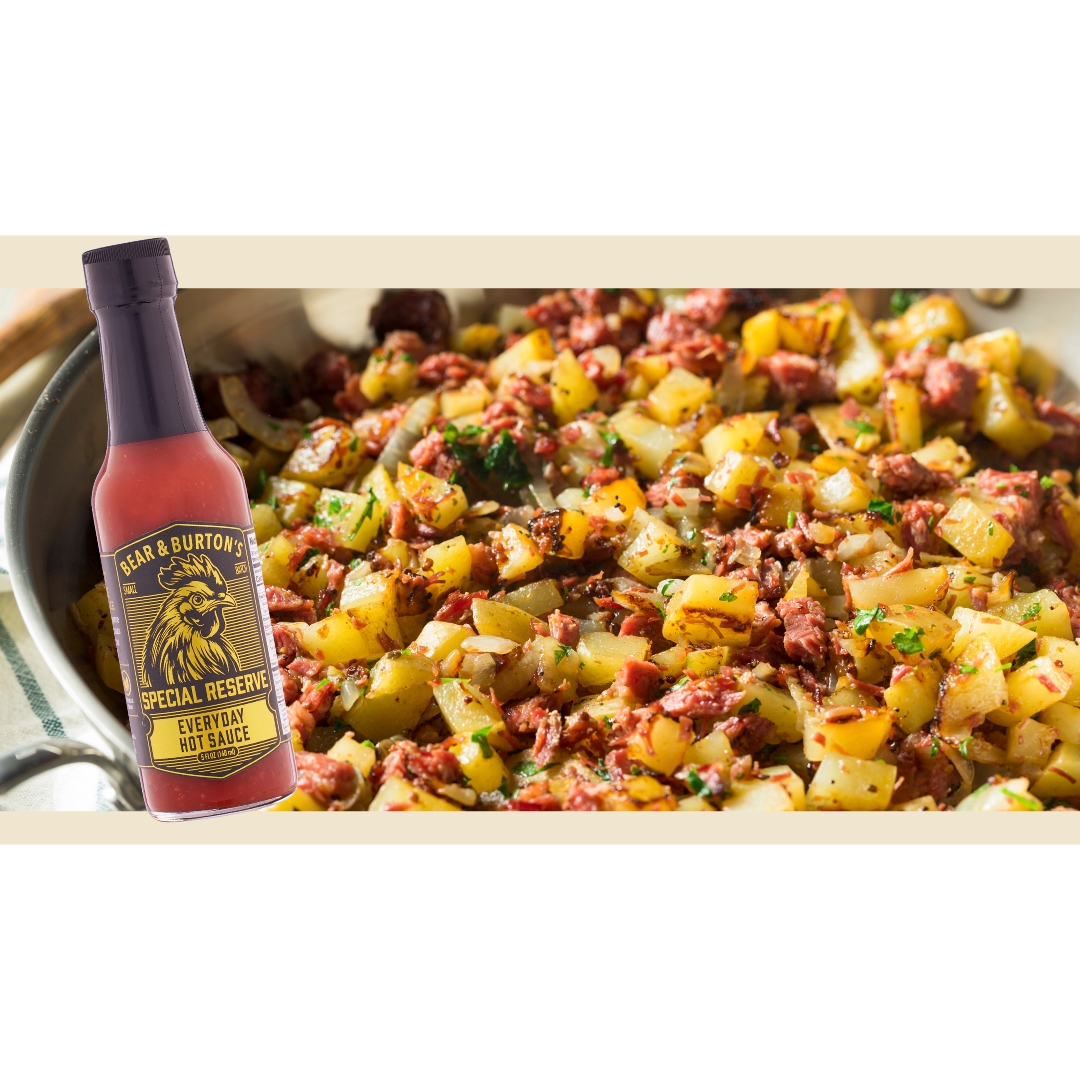 Bear & Burton's Everyday Hot Sauce Easter Brunch Hash