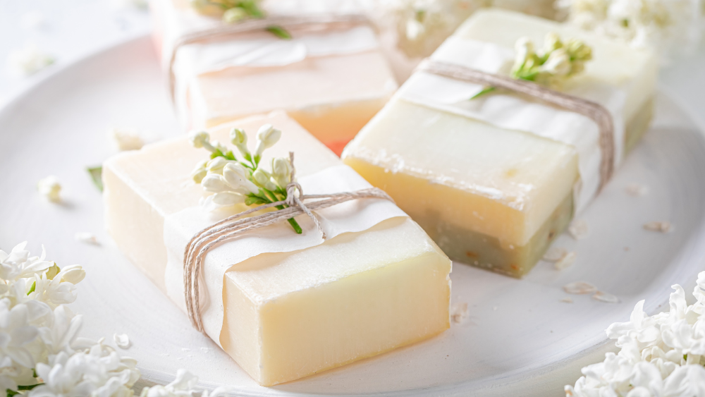 Image of Evening Jasmine Sleep Soap Bar Recipe for Relaxation