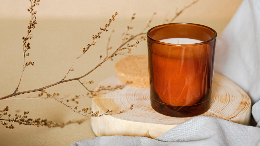Image of Sandalwood Vanilla Meditation Candle Recipe