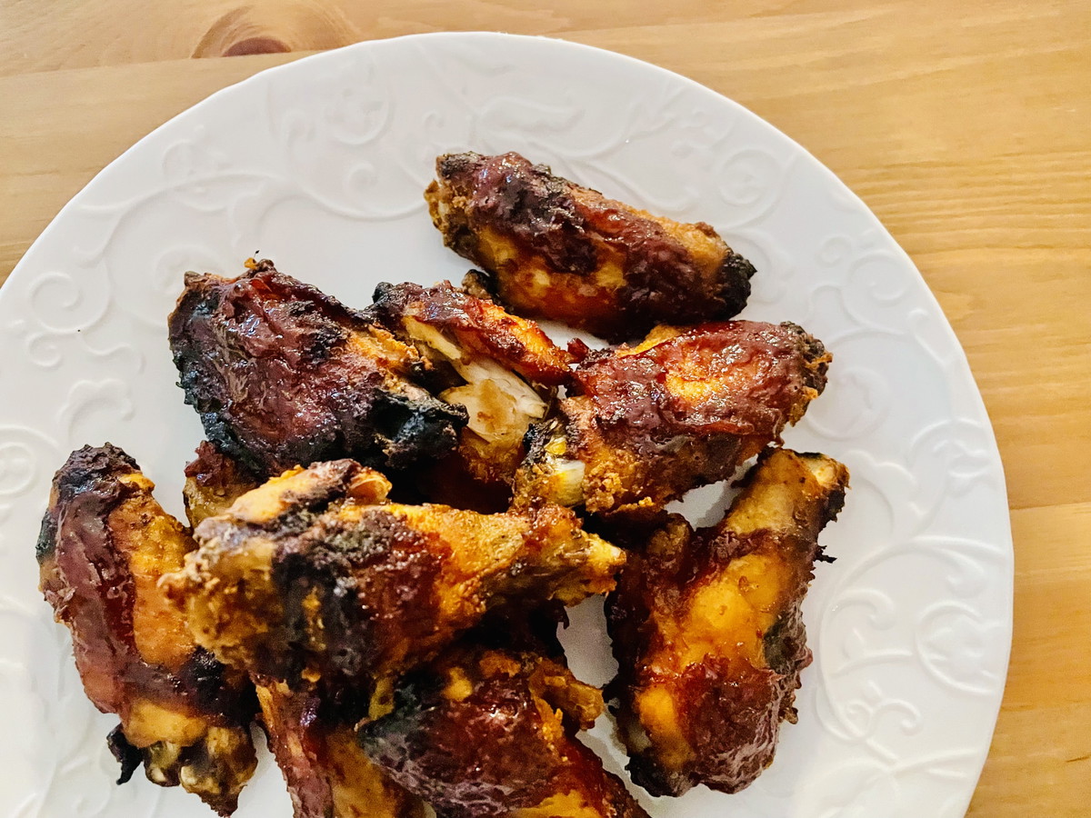 Oven-Baked Elderberry BBQ Wings