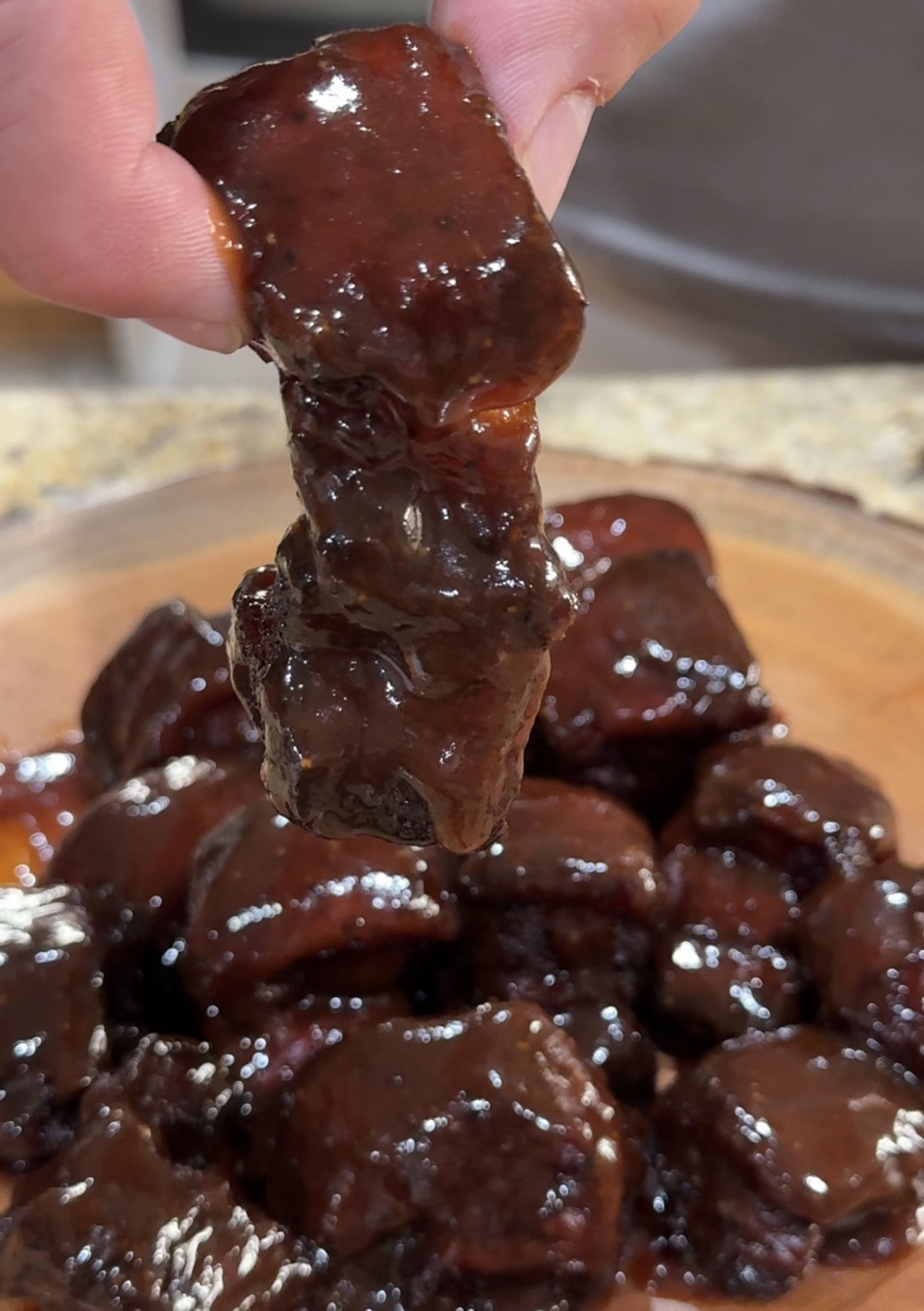 Succulent Pork Belly Burnt Ends!