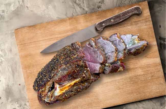 Image of Herb-Crusted Lamb Roast with Jane’s Italian