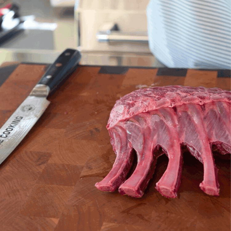 Image of Clean the Venison: Remove silver skin, coat with olive oil, and season generously with salt, pepper and garlic powder.