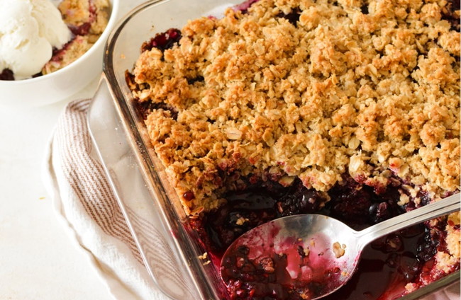 Image of Golden Crumble Berry Bake