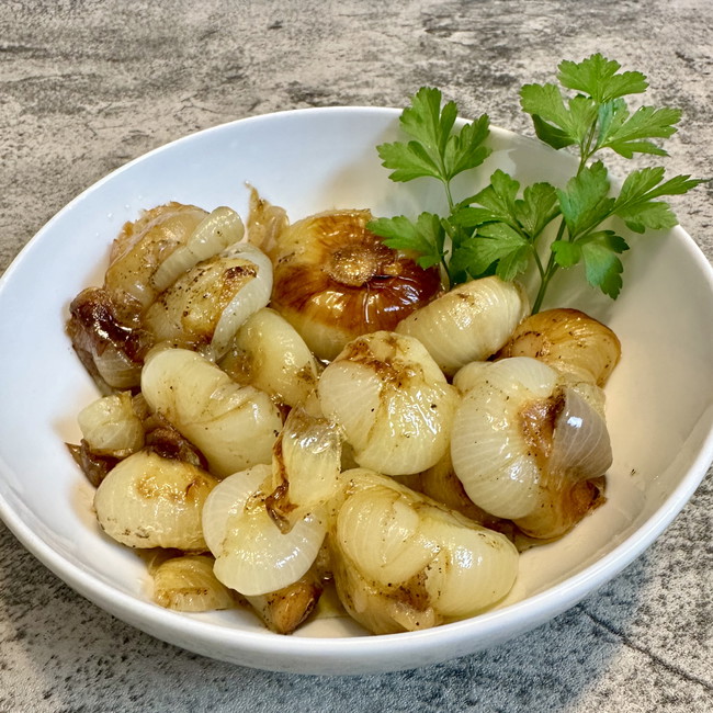 Image of caramelized cipollini onions