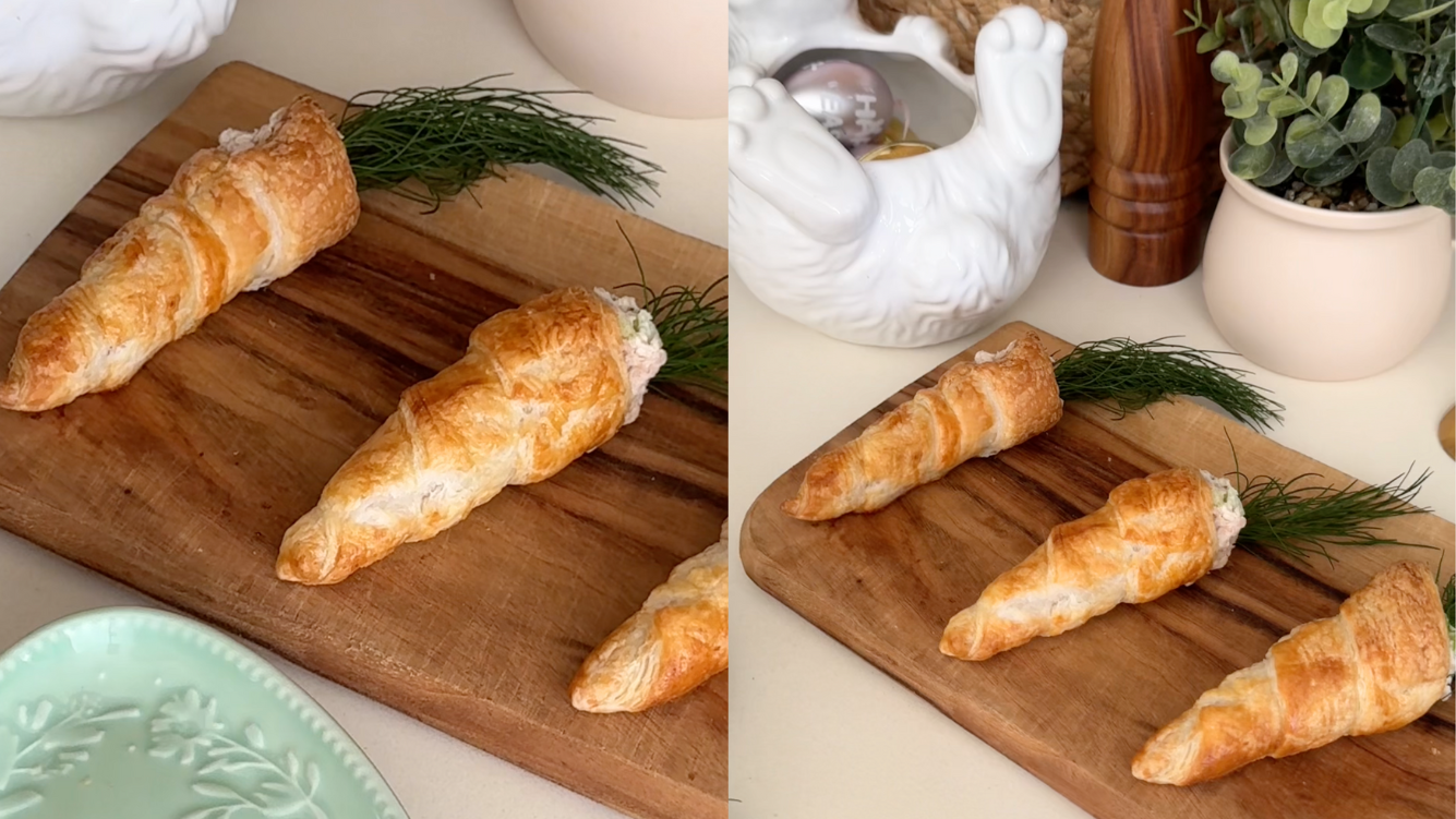 Image of Easter Bunny Stuffed Pastry Carrots