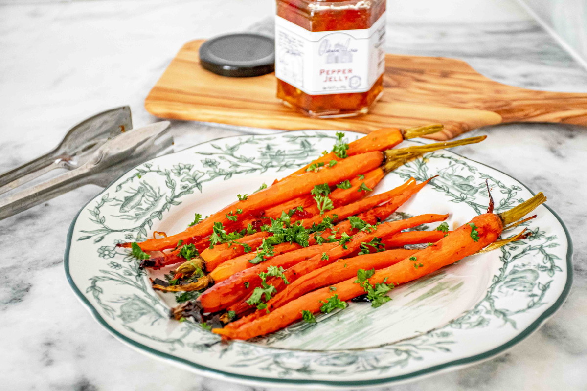 Osburn Acres’ Pepper Jelly-Glazed Carrots