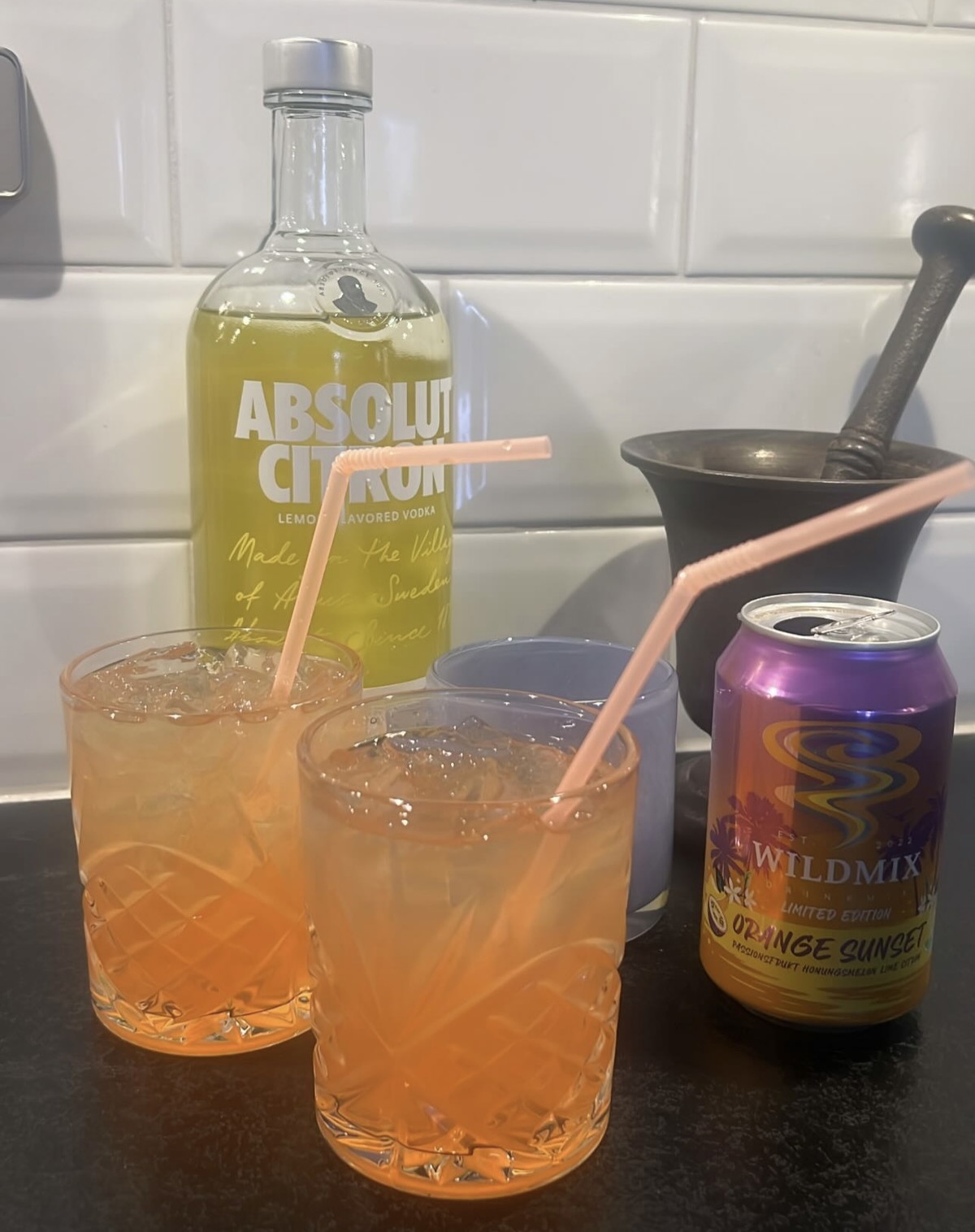 Lemon Vodka Sunset