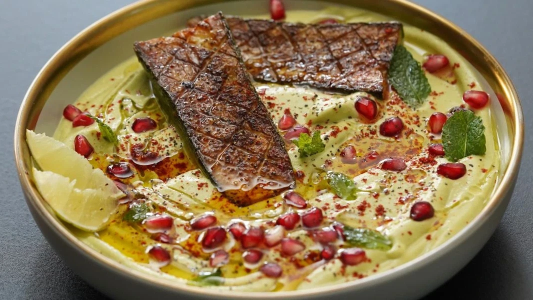 Image of Stovetop Roasted Zucchini Hummus