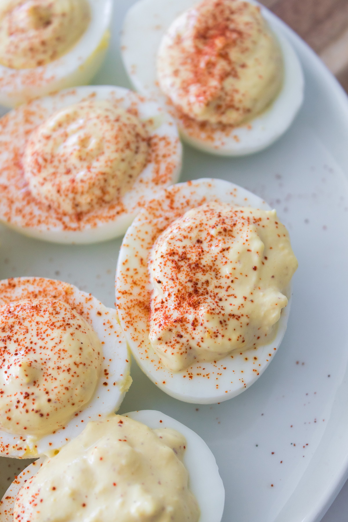 Marci's Famous Spicy Mustard Deviled Eggs