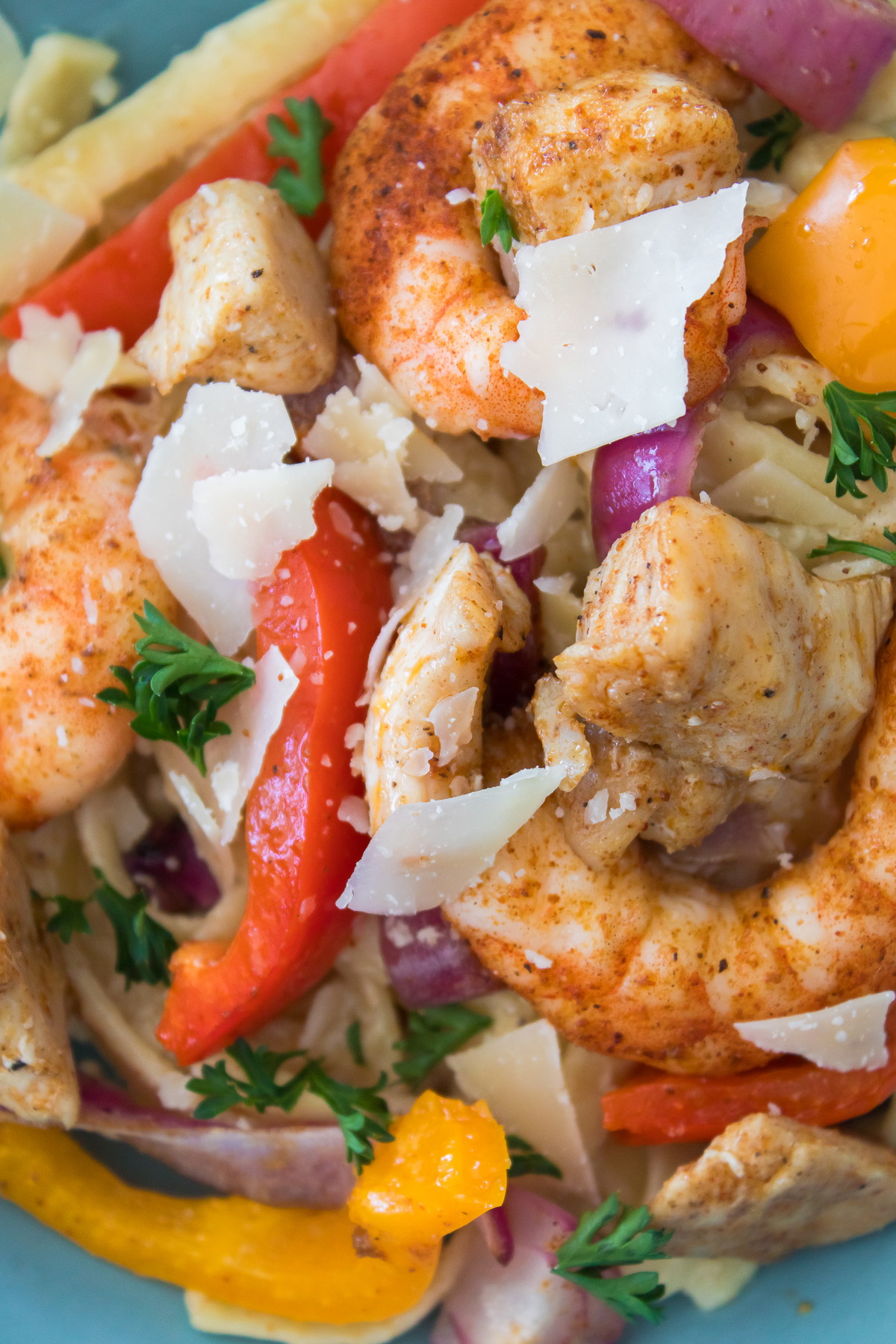 TGI Friday's Cajun Shrimp and Chicken Pasta