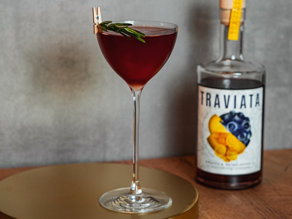 Nebbia di Bosco Cocktail mit Grappa