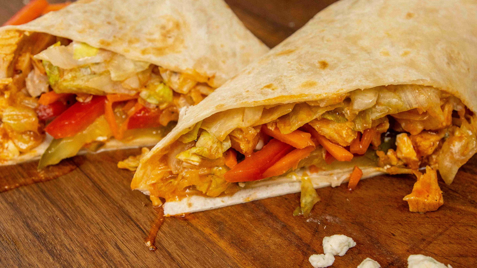Image of Sweet and Spicy Buffalo Chicken Wraps