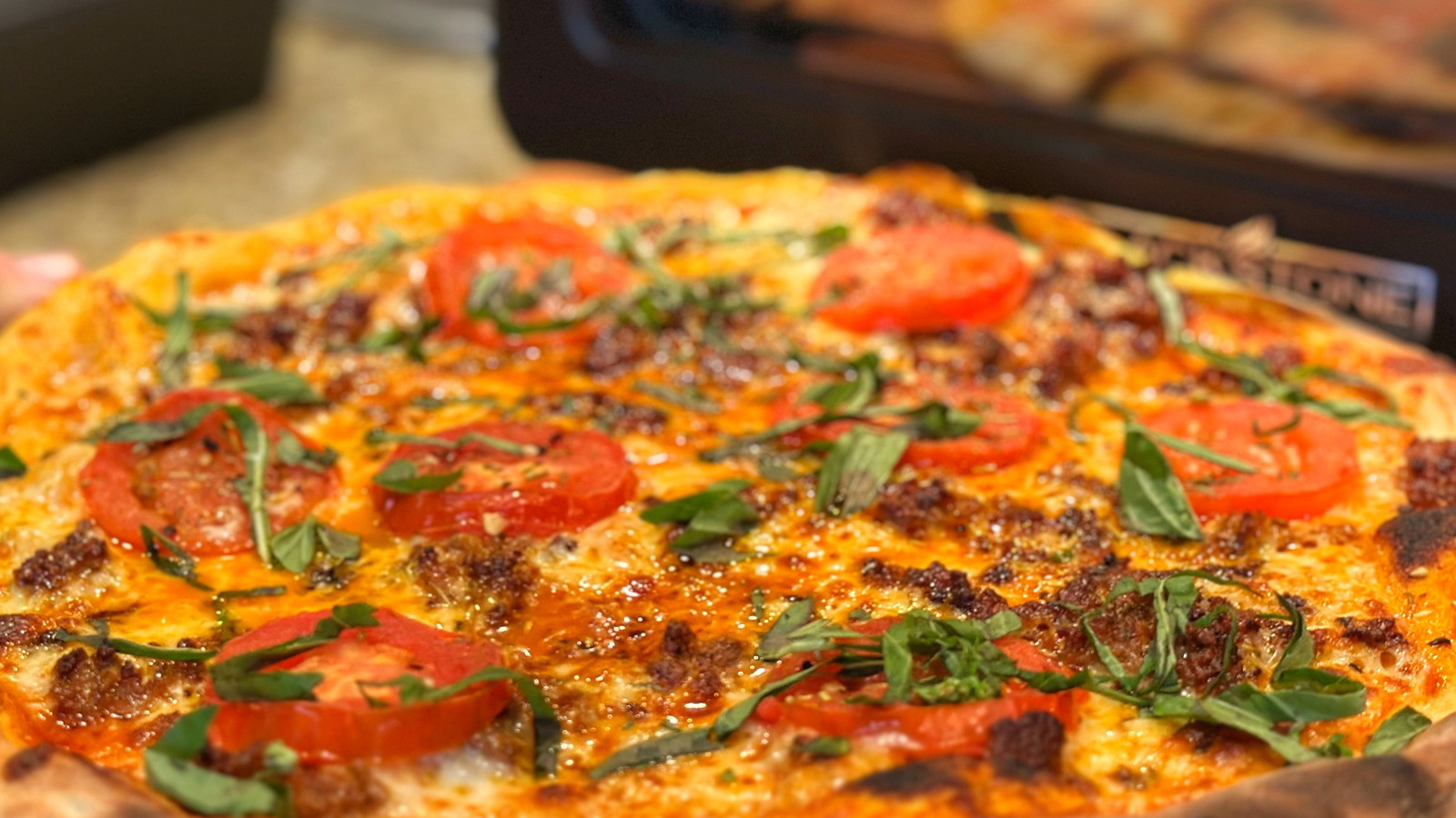 Image of Cheesy Sausage Pizza