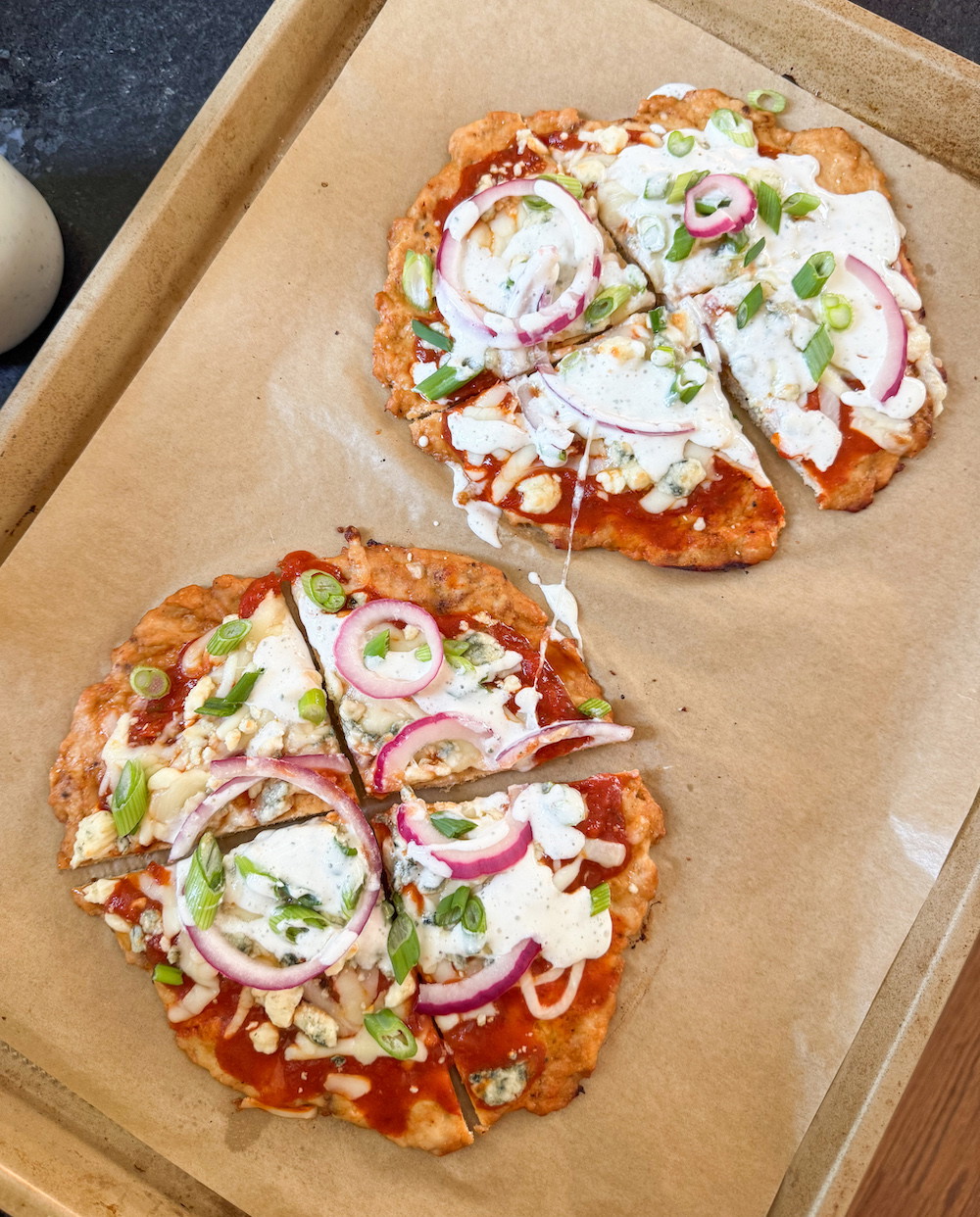 Buffalo Chicken Crust Pizza