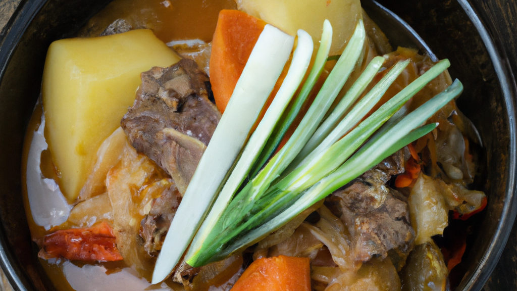 Yukgaejang (육개장) – Scharfe Rindersuppe mit Gemüse image