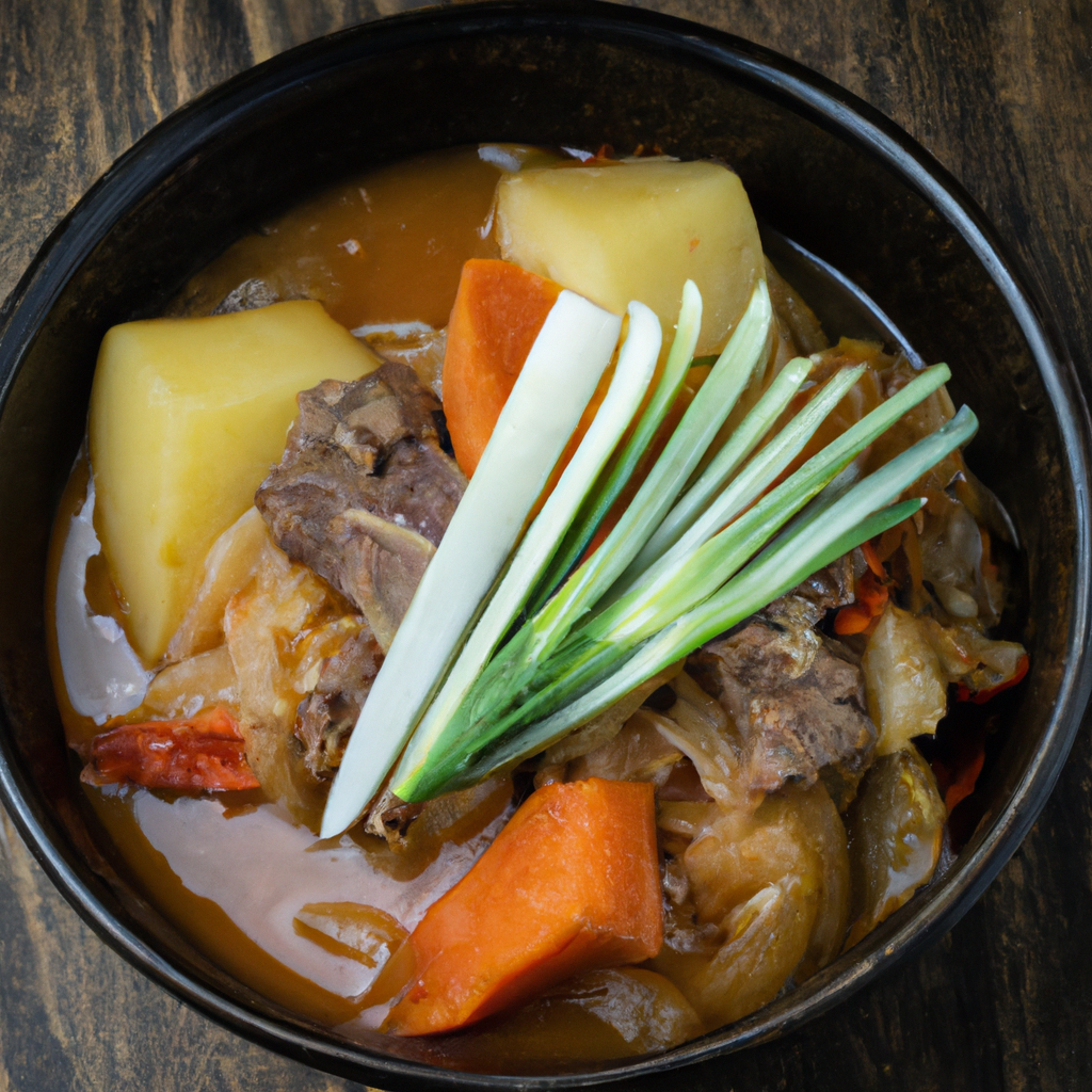 Yukgaejang (육개장) – Scharfe Rindersuppe mit Gemüse