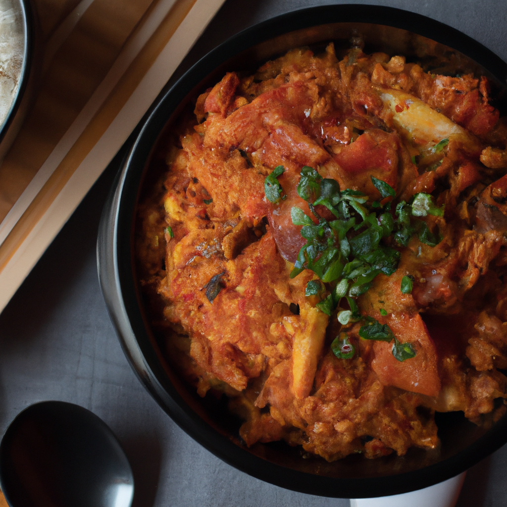 Bokkeumbap Jjigae (볶음밥 찌개) – Eintopf mit gebratenem Reis