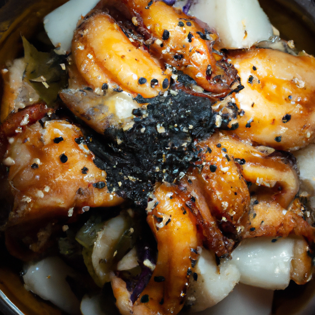 Ojingeo Sundae (오징어순대) – Gefüllter Tintenfisch