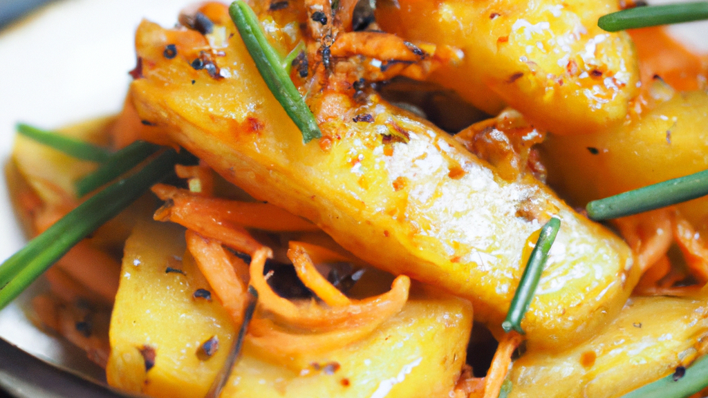 Gamja Jorim (감자조림) – In Sojasauce geschmorte Kartoffeln image