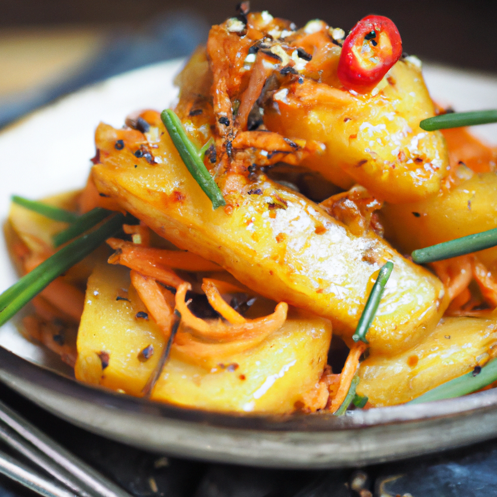Gamja Jorim (감자조림) – In Sojasauce geschmorte Kartoffeln