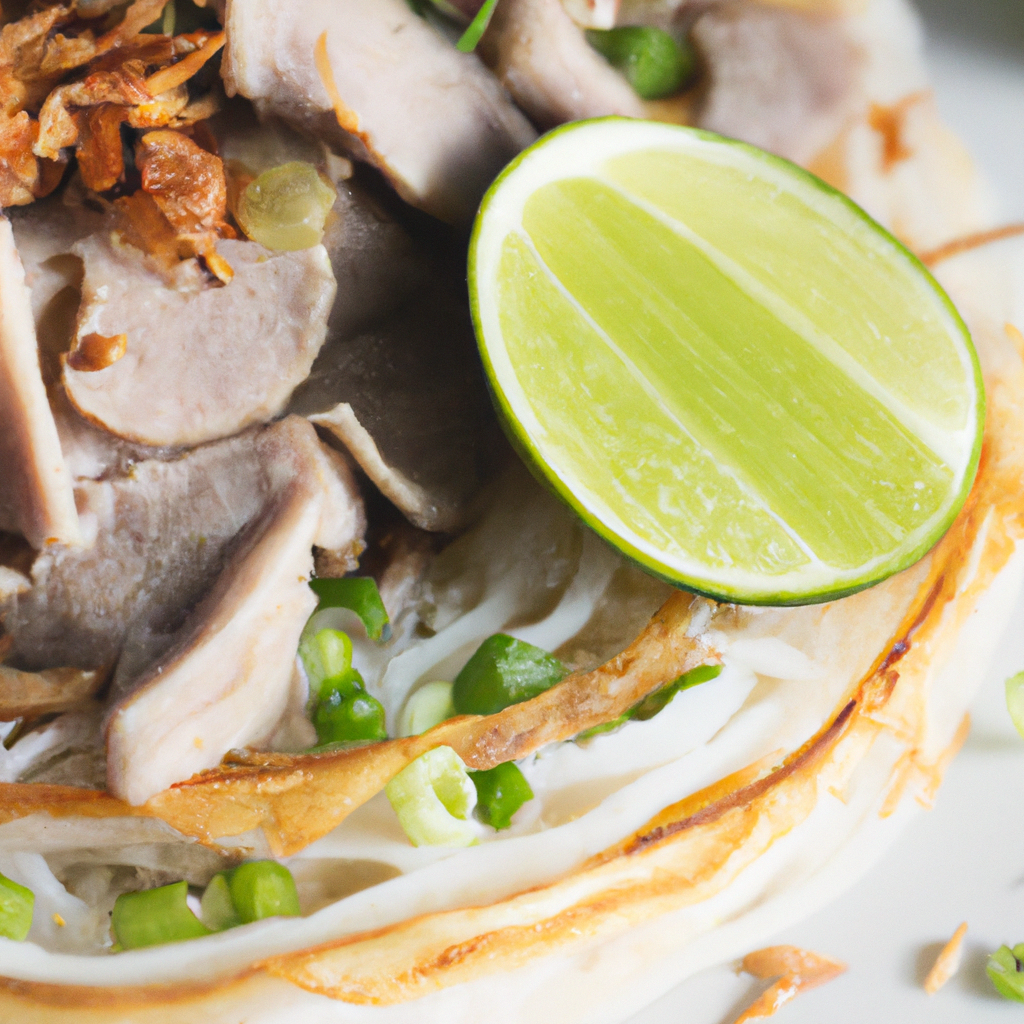 Bánh Hỏi – Reisnudelmatten mit gegrilltem Fleisch