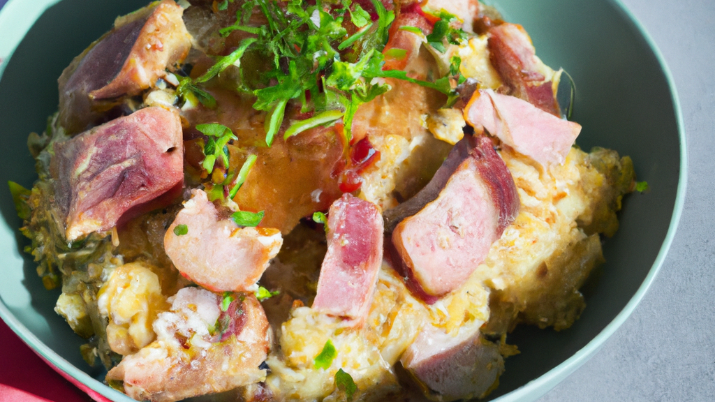 Cơm Tấm Sườn Bì Chả – Gebrochener Reis mit Schweinekotelett image