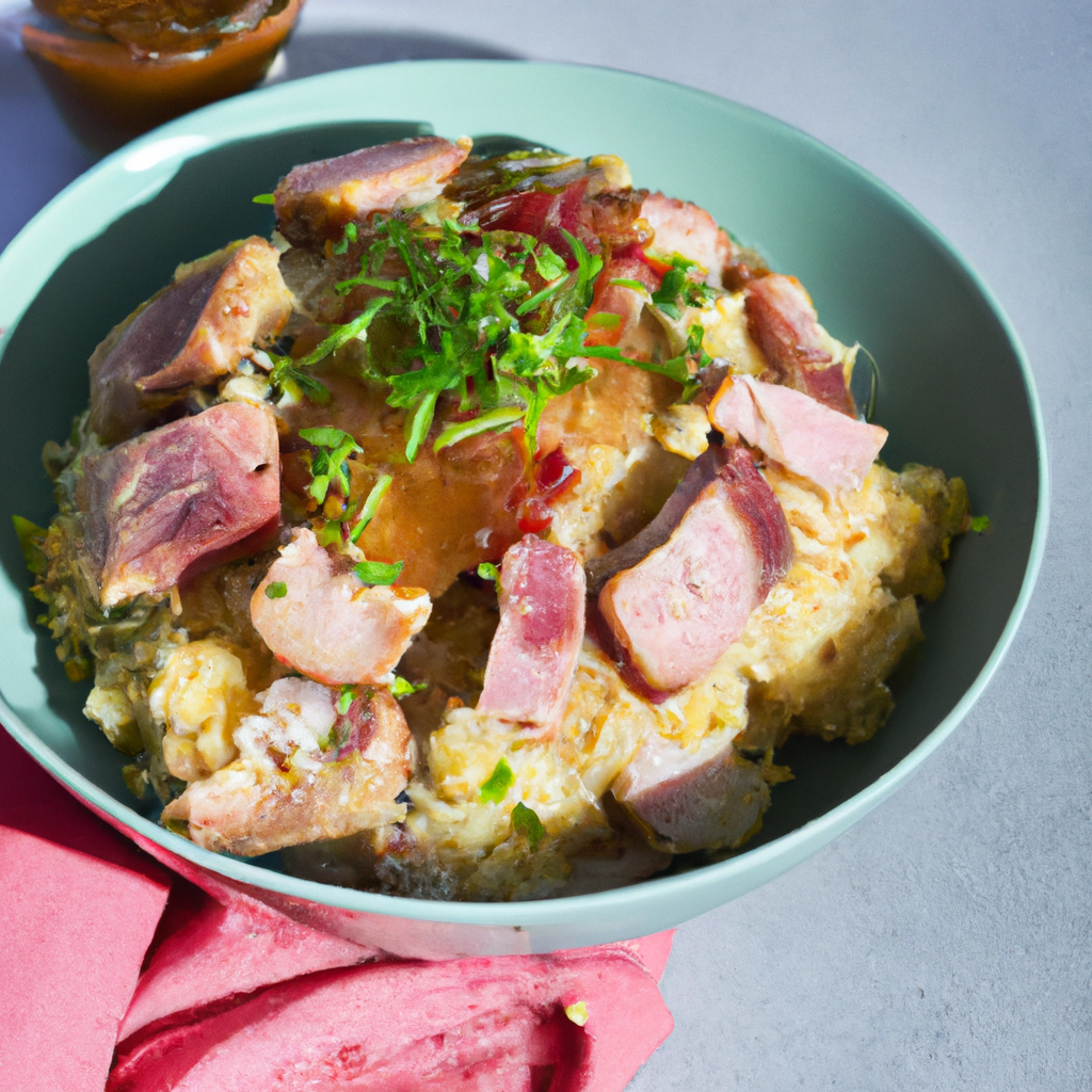 Cơm Tấm Sườn Bì Chả – Gebrochener Reis mit Schweinekotelett