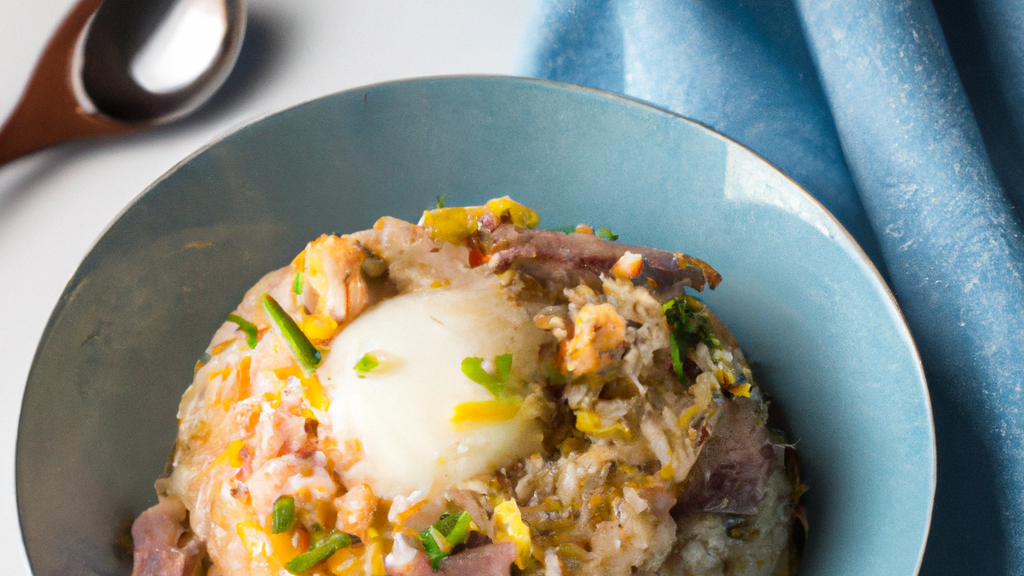 Xôi Mặn – Klebreis mit Schweinefleisch und Ei image