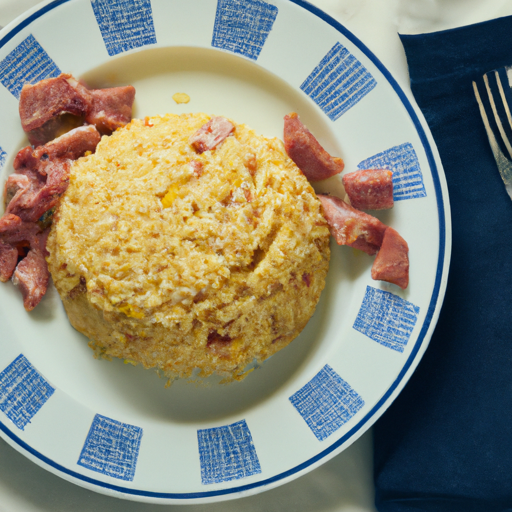 Cơm Tấm Bì Chả – Gebrochener Reis mit Schweinehaut und Omelett
