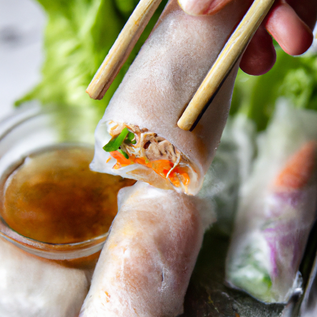 Bánh Cuốn – Gedämpfte Reismehlrollen mit Fleischfüllung