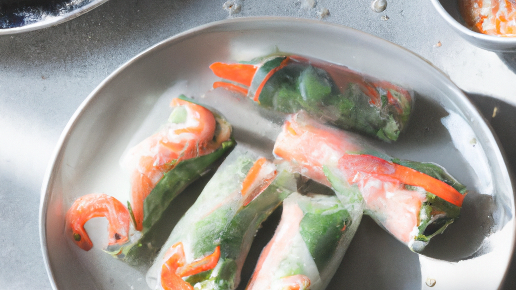 Gỏi Cuốn – Frische Sommerrollen mit Garnelen image