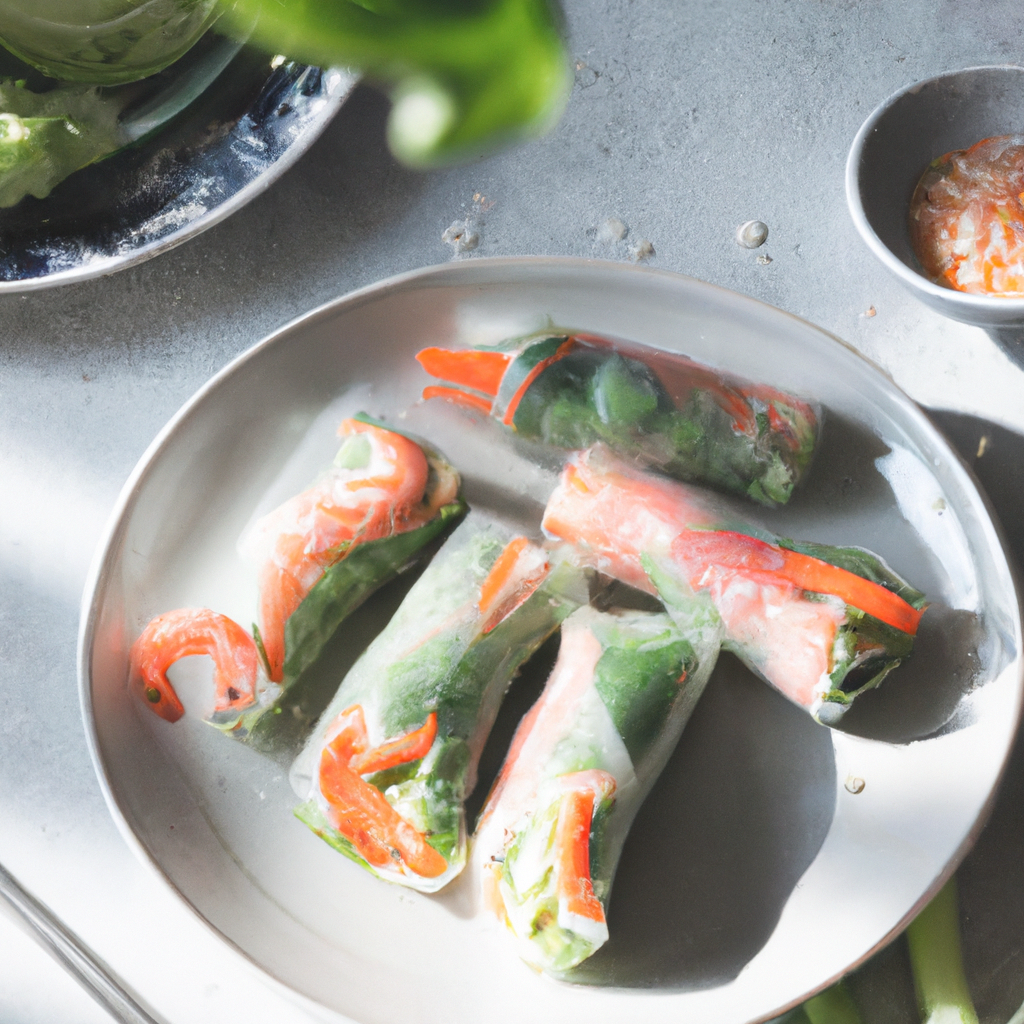 Gỏi Cuốn – Frische Sommerrollen mit Garnelen
