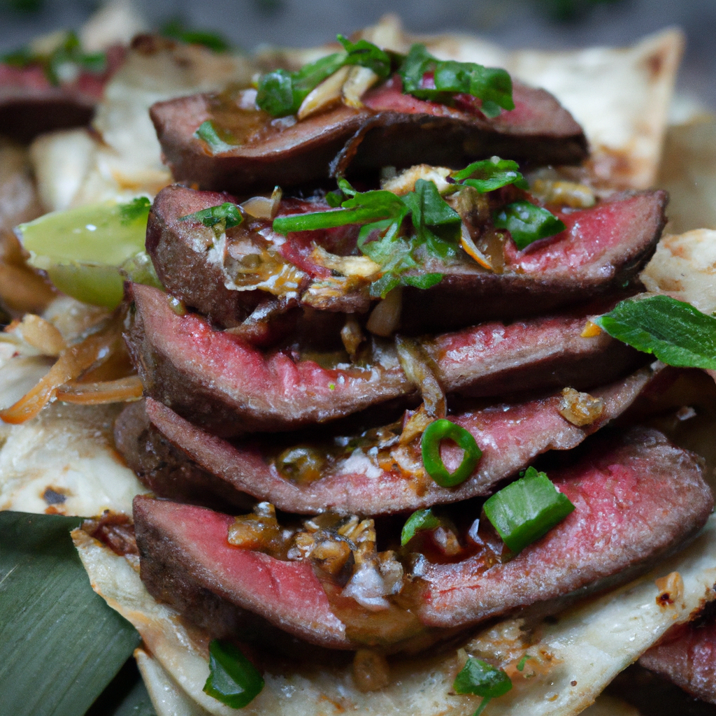 Bò Lá Lốt – Gegrilltes Rindfleisch in Betelblättern