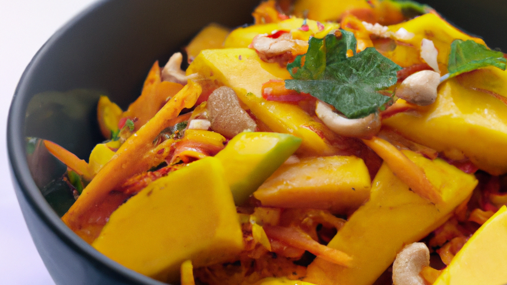 Gỏi Xoài – Mangosalat mit Erdnüssen image