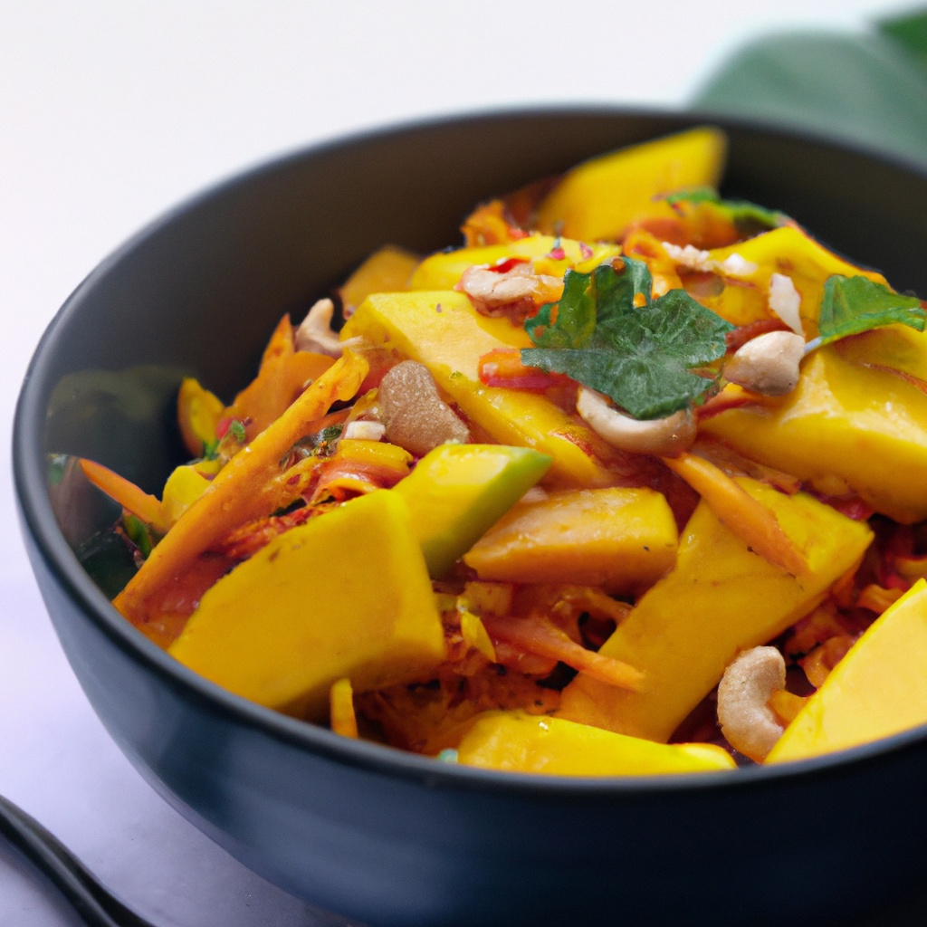Gỏi Xoài – Mangosalat mit Erdnüssen