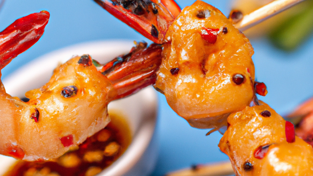 Chạo Tôm – Garnelenspieße auf Zuckerrohr image