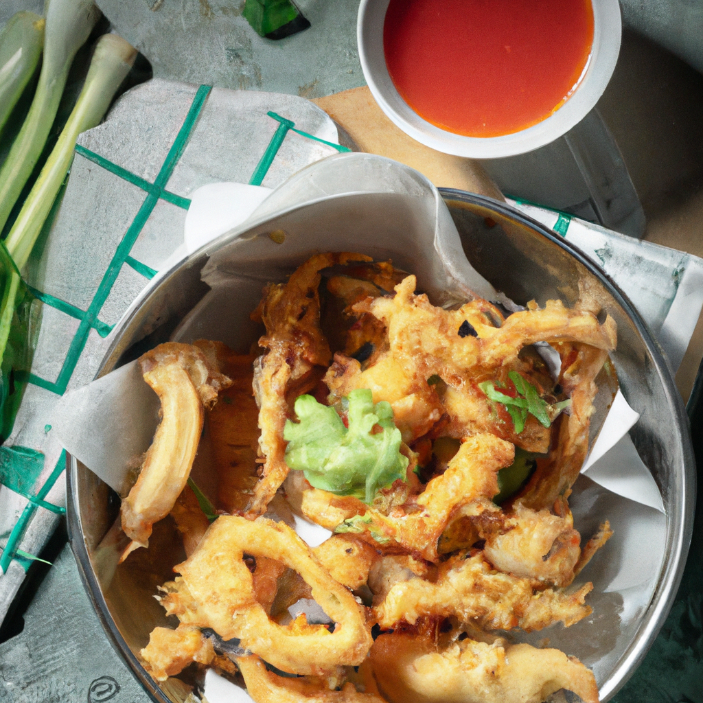 Mực Chiên Nước Mắm – Frittierte Tintenfischringe mit Fischsauce