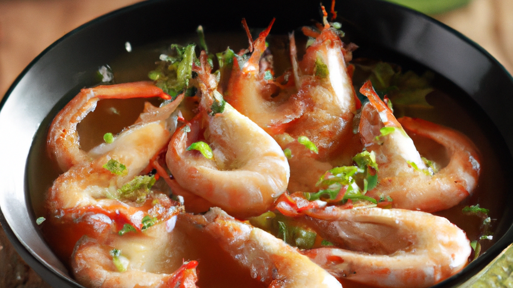 Tôm Hấp Nước Dừa – Garnelen in Kokoswasser image