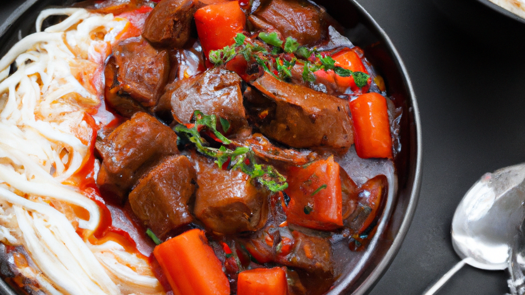 Hủ Tiếu Bò Kho – Rindfleischeintopf mit Nudeln image