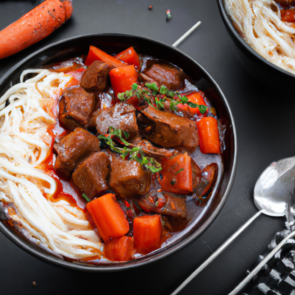 Hủ Tiếu Bò Kho – Rindfleischeintopf mit Nudeln