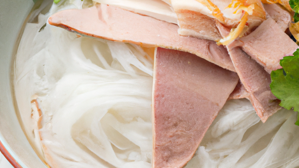 Bánh Tằm Bì – Reismehl-Nudeln mit Schweinehaut image