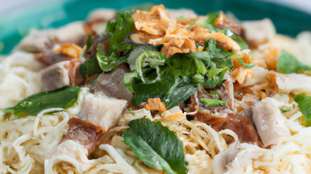 Bánh Hỏi Heo Quay – Dünne Reisnudelmatten mit knusprigem Schweinefleisch image