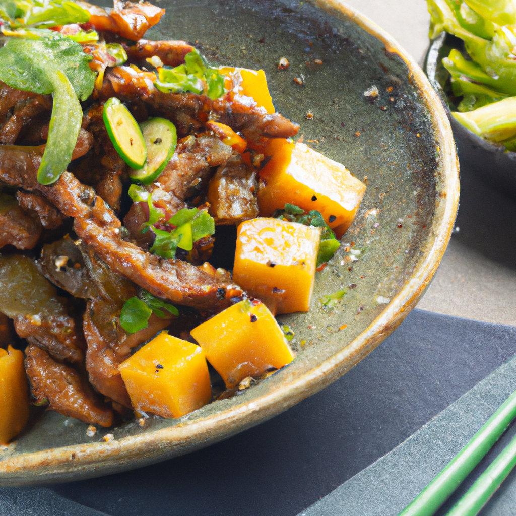 Gỏi Bò Khô – Salat mit getrocknetem Rindfleisch