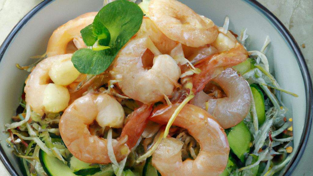Gỏi Dưa Leo – Gurkensalat mit Garnelen image