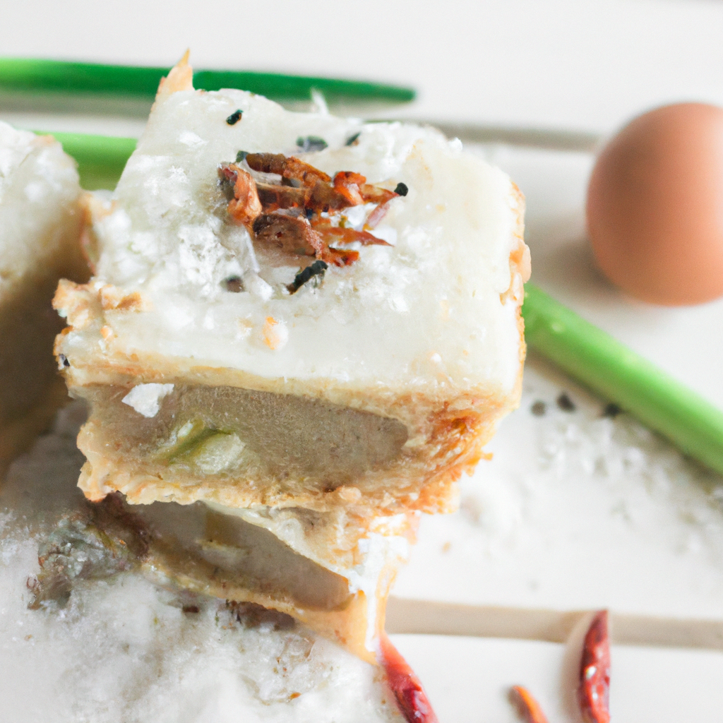 Bánh Bò Hấp – Gedämpfter Reiskuchen mit Kokosmilch