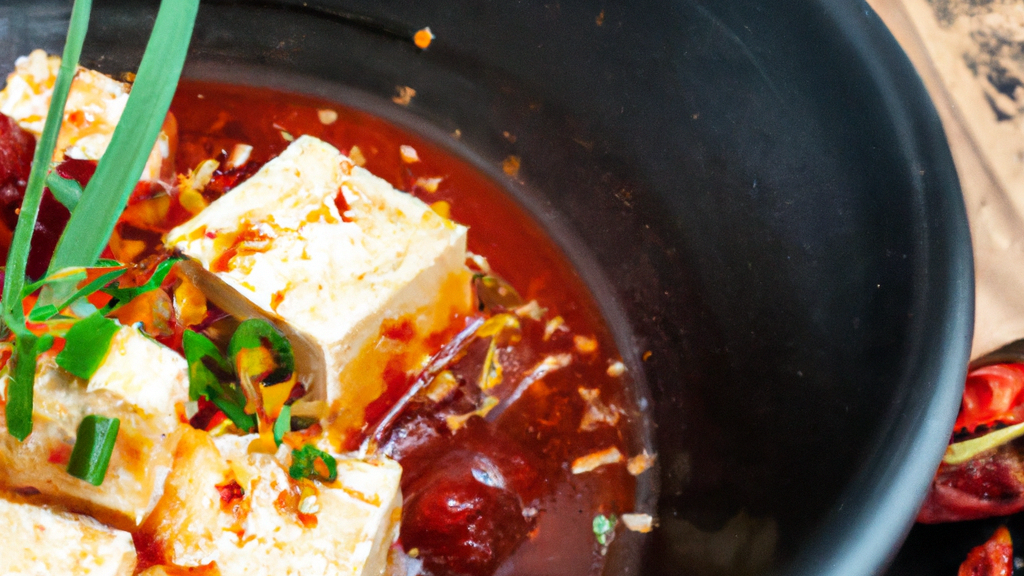 Đậu Hũ Sốt Cà – Tofu in Tomatensoße image