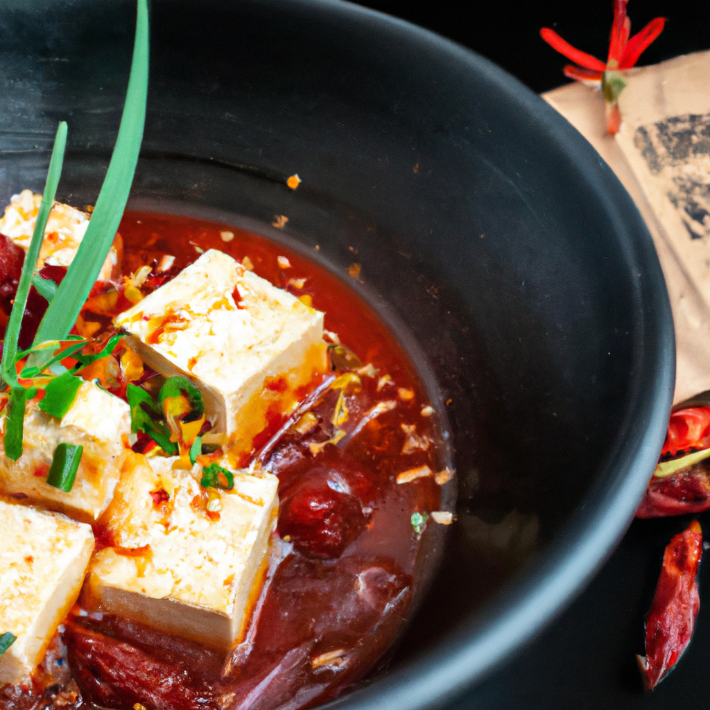 Đậu Hũ Sốt Cà – Tofu in Tomatensoße