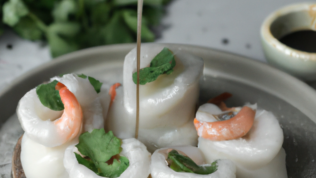 Bánh Bột Lọc – Gedämpfte Maniok-Dumplings mit Garnelen image